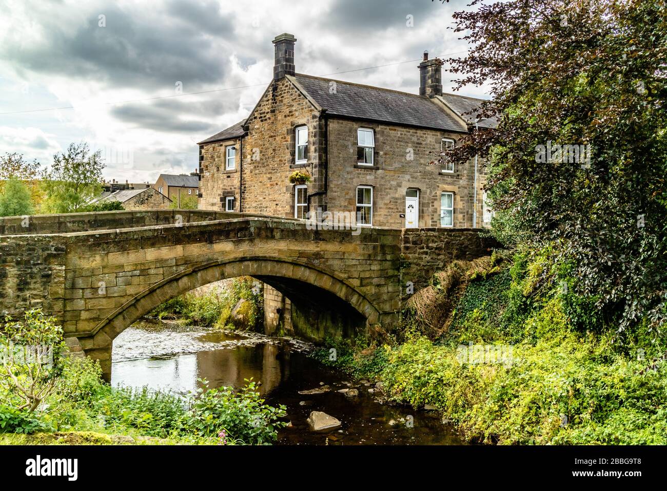 Le village de Bellingham, sur la Pennine Way, dans Northumberland, au Royaume-Uni. Septembre 2018. Banque D'Images
