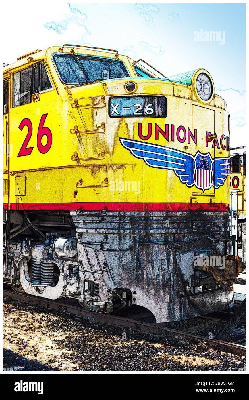 Union Pacific Railroad Banque D'Images