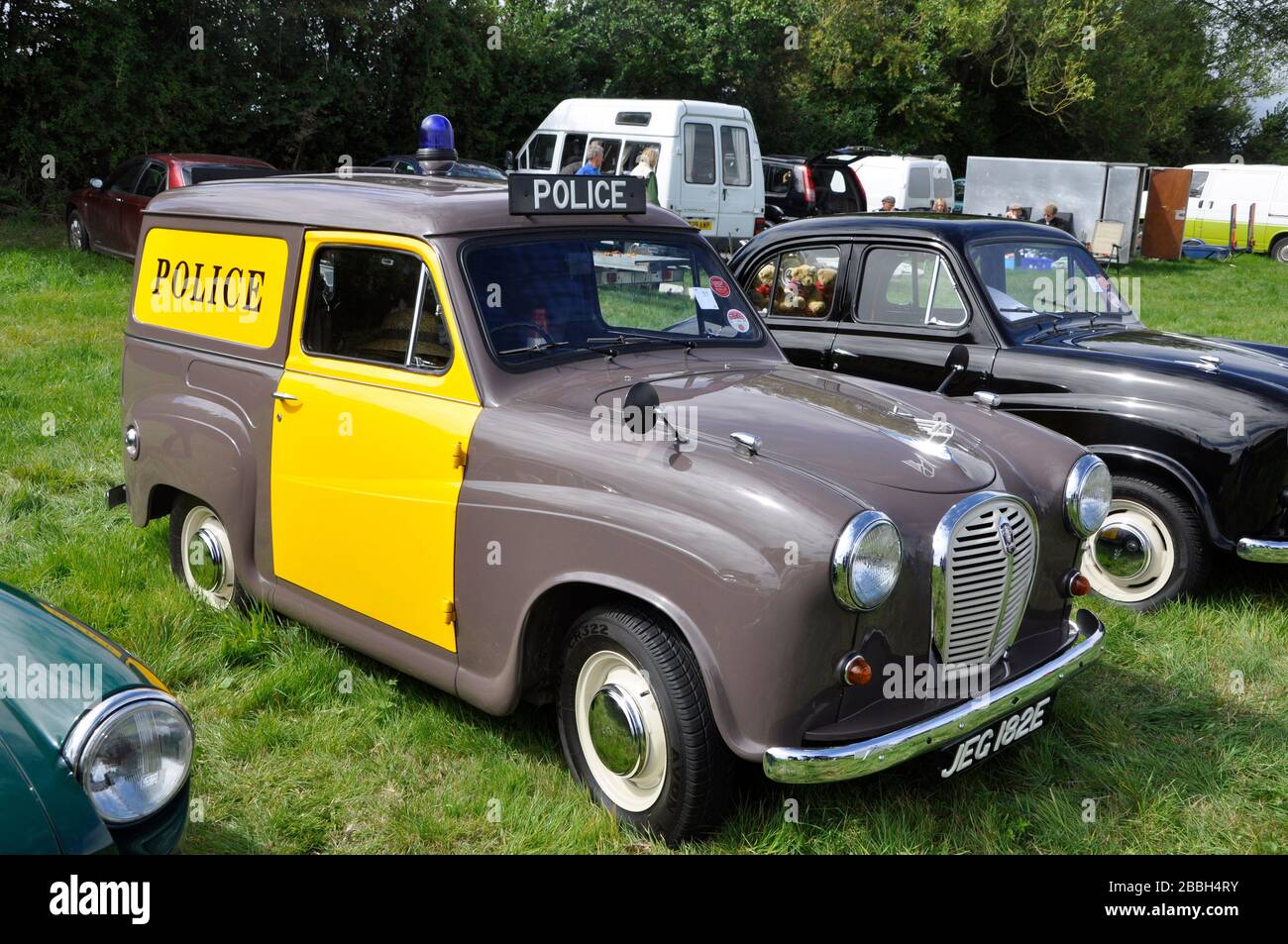 Austin A35 van dans la section livery de la police du Wiltshire circia. 1967. Banque D'Images