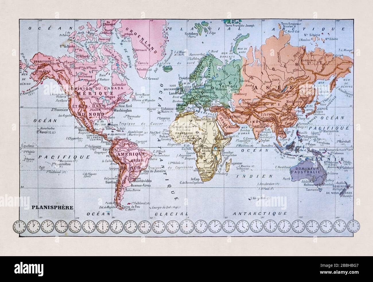 Carte de la terre ancienne Banque de photographies et d’images à haute résolution Alamy