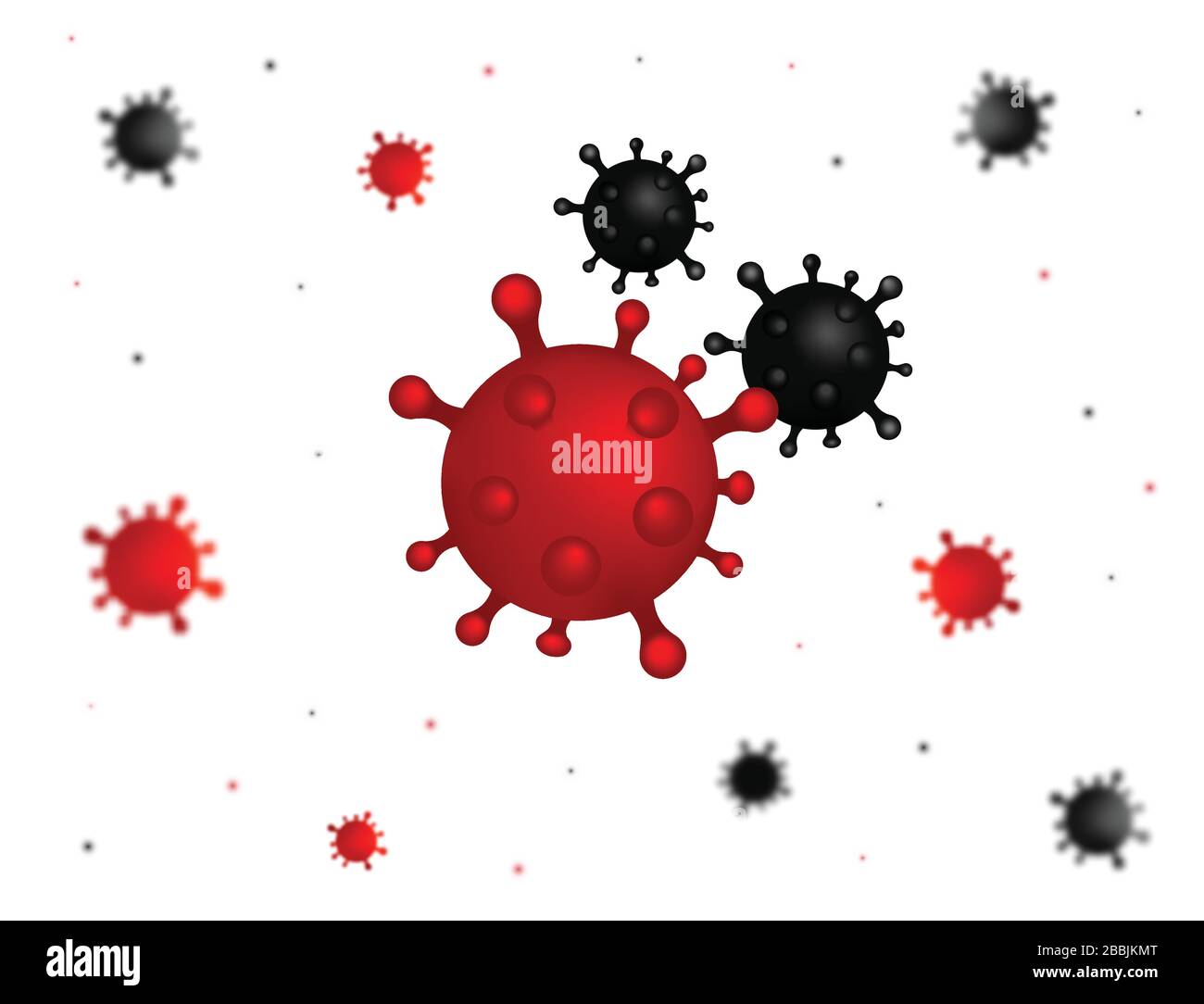 Simple COVID-19 Coronavirus Infographic Design. Chine pathogène grippe respiratoire 2019-nCoV cellules de virus. Virus dangereux, illustration vectorielle. Illustration de Vecteur