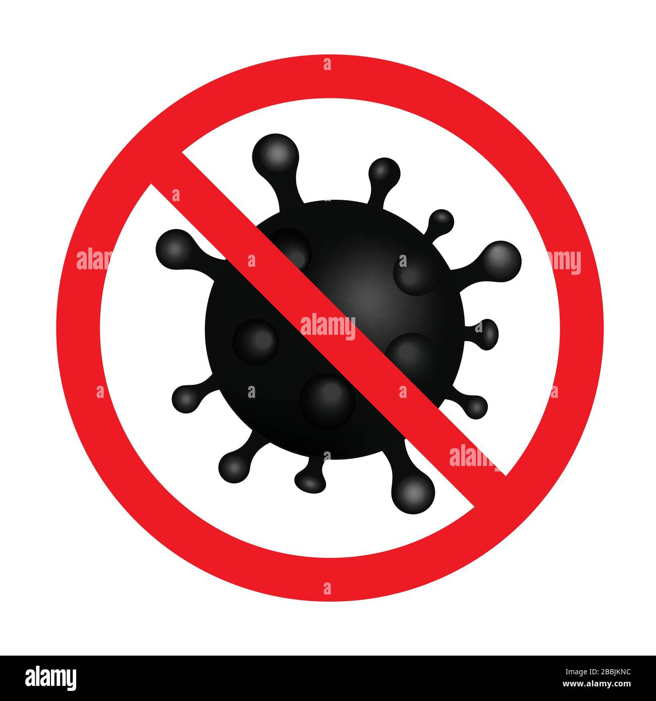 Stop Coronavirus COVID-19 signe & symbole, illustration simple Coronavirus COVID-19. Nouvelle éclosion de coronavirus dans le monde. Infographie vectorielle. Illustration de Vecteur
