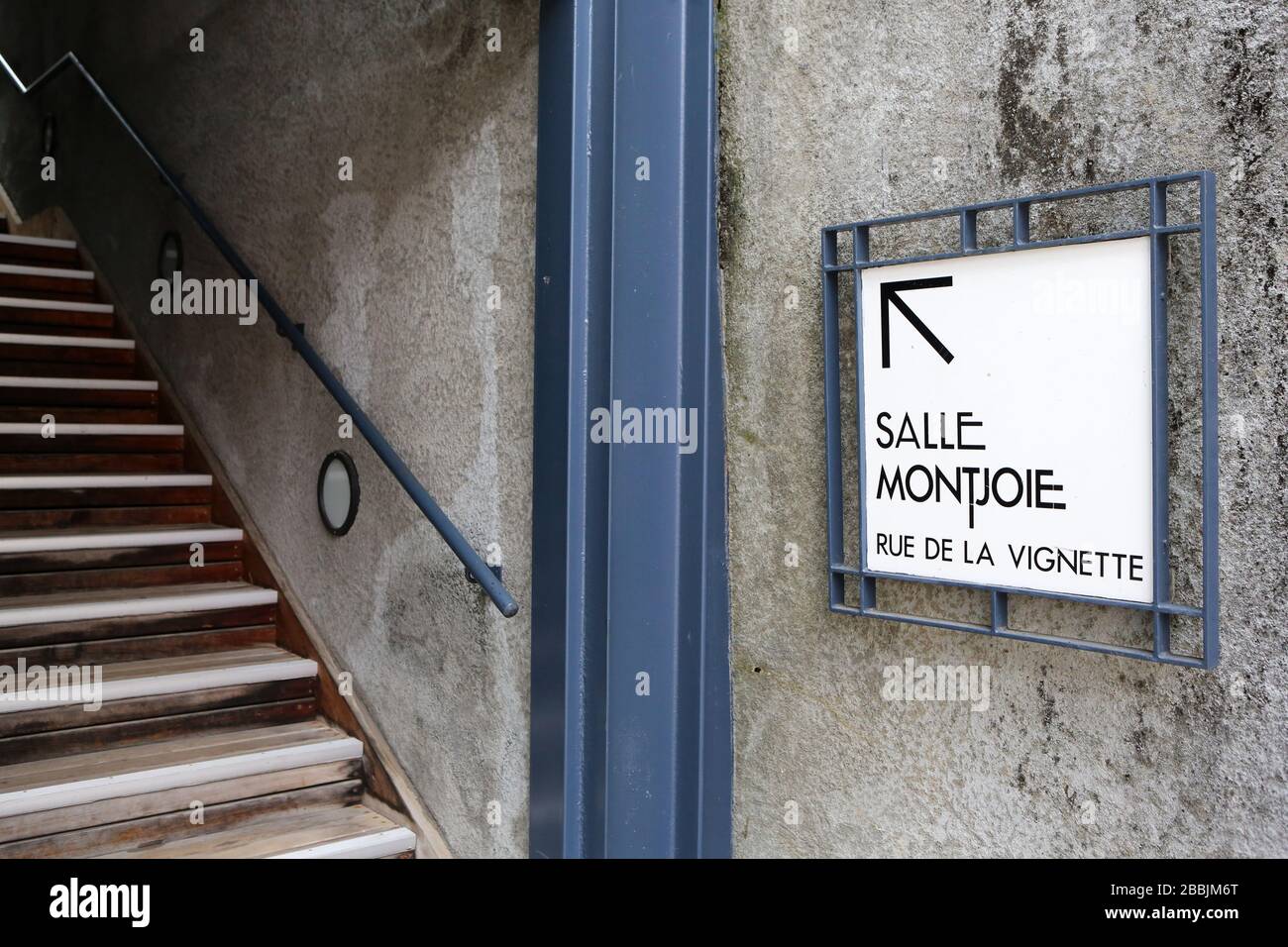 Salle Montjoie. Salle de spectacle. Théâtre Montjoie. Saint-Gervais-les-bains. Haute-Savoie. France. Banque D'Images