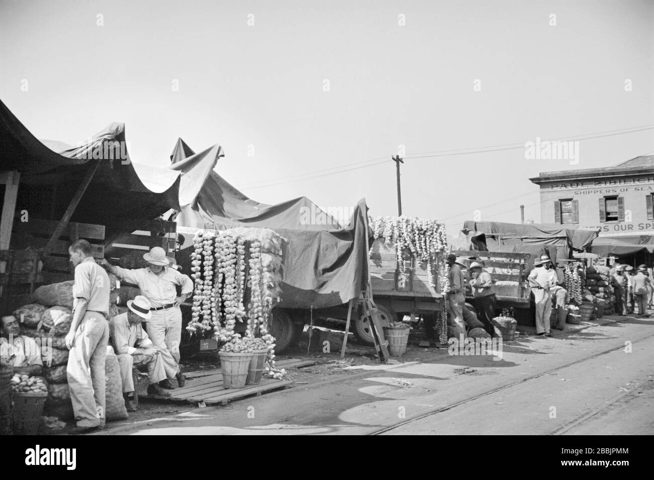 Marketplace, la Nouvelle-Orléans, Louisiane, États-Unis, Carl Mydans, U.S. Resettlement Administration, juin 1936 Banque D'Images