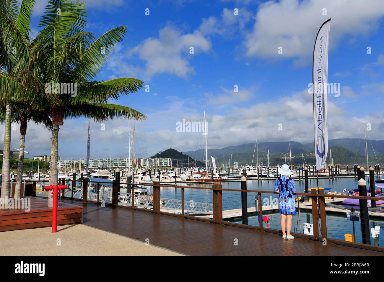 Abell Point Marina, Airlie Beach, Queensland, Australie Banque D'Images