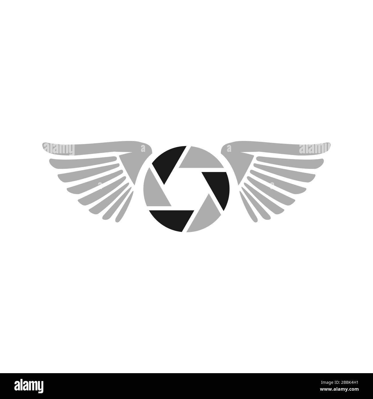 Caméra aérienne Flying Eyes Draone logo icône Graphic Design logo Illustration Illustration de Vecteur