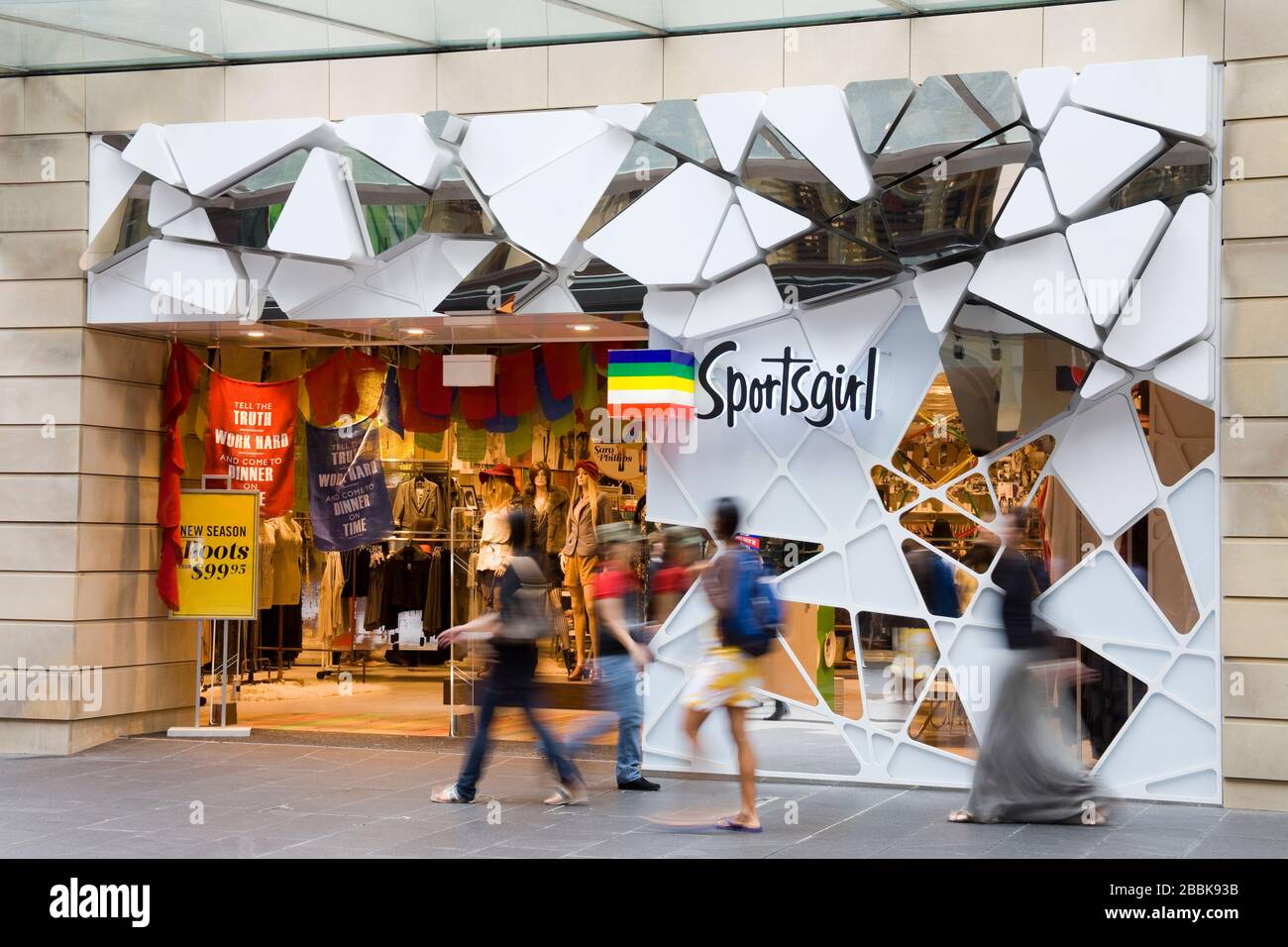 Pitt Street Mall, quartier des affaires central, Sydney, Nouvelle-Galles du Sud, Australie Banque D'Images