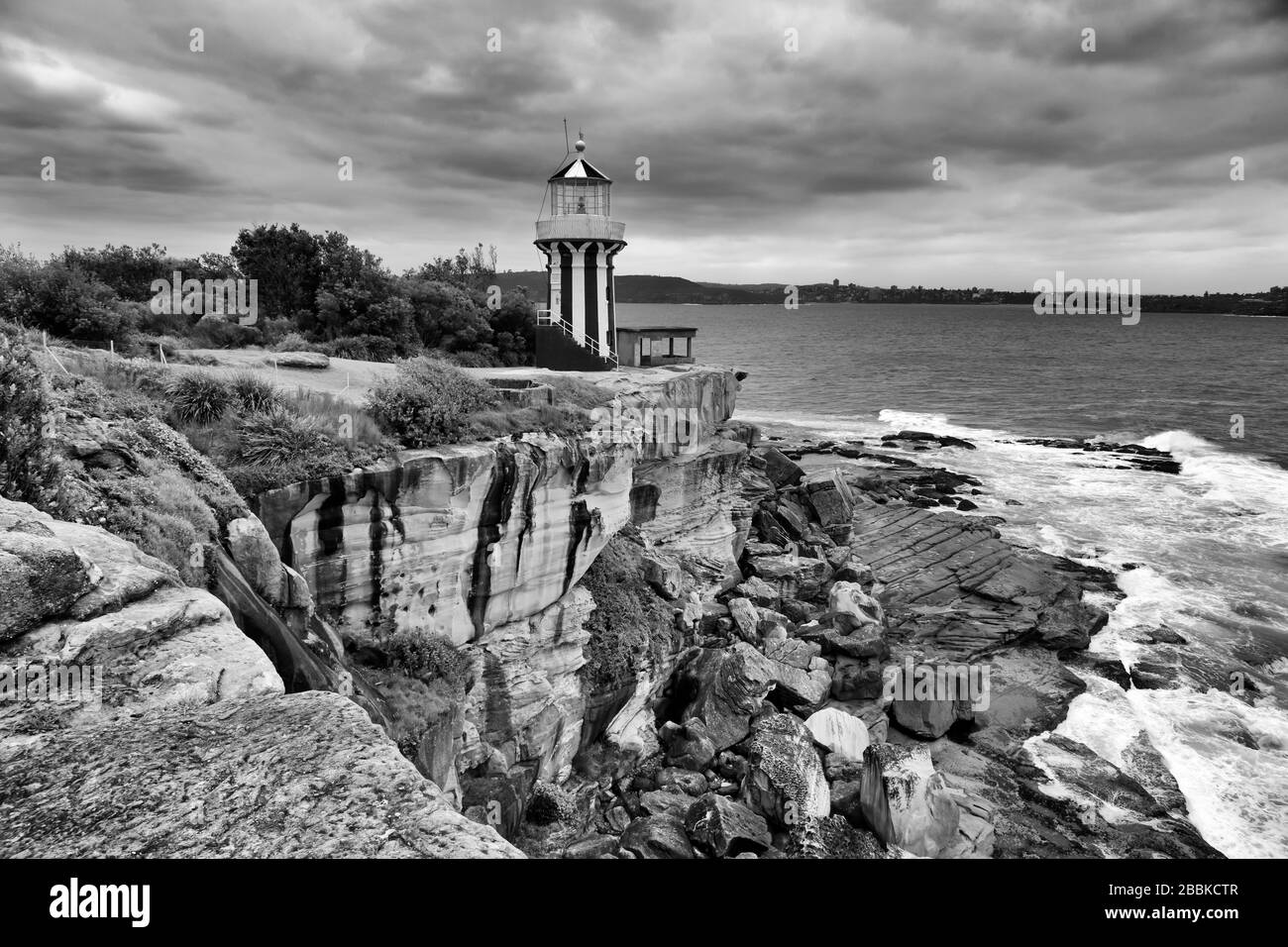 Phare Hornby, chef du Sud, Sydney, New South Wales, Australia Banque D'Images