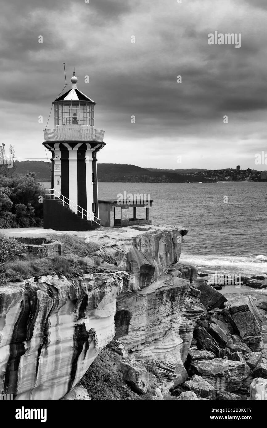 Phare Hornby, chef du Sud, Sydney, New South Wales, Australia Banque D'Images