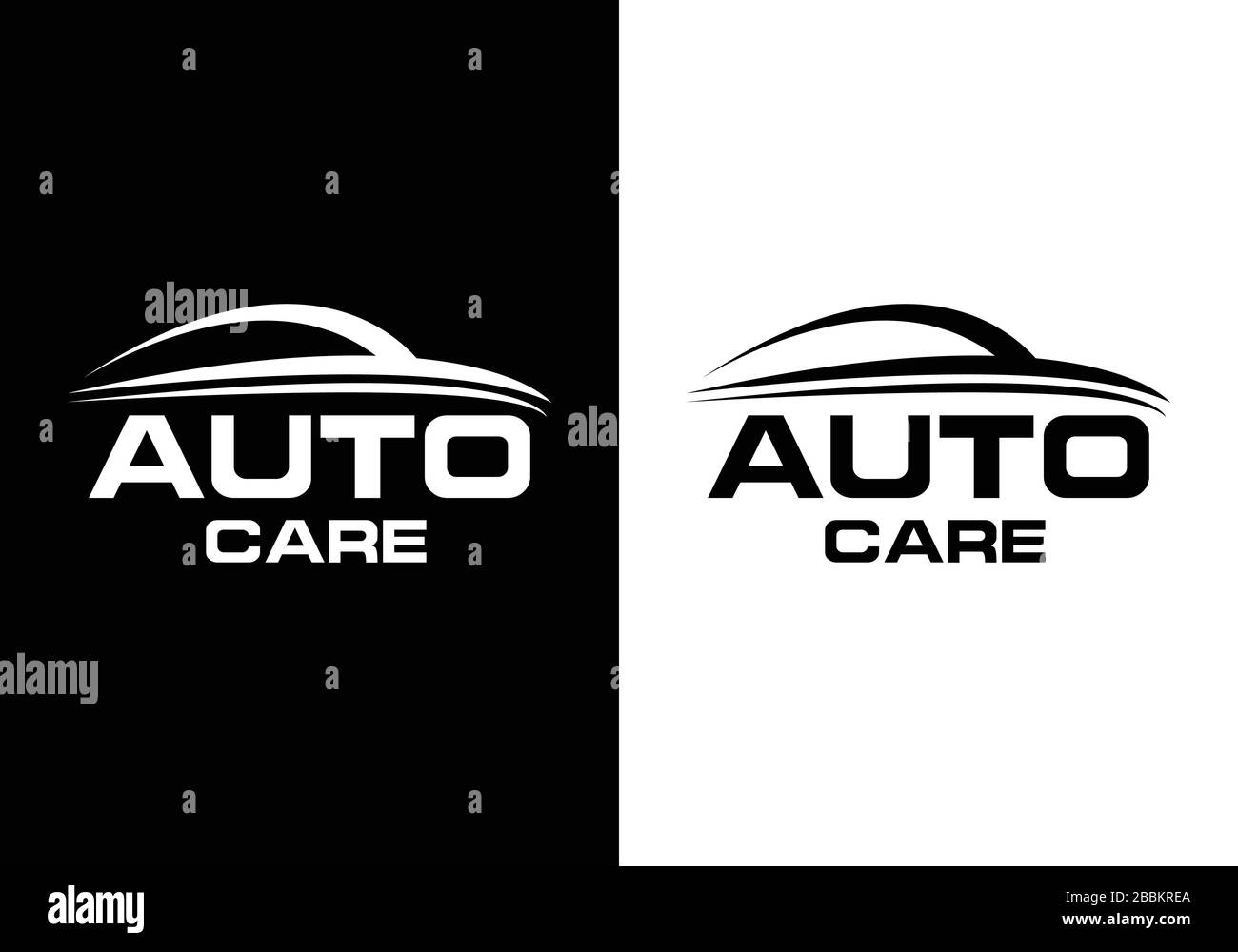 Symbole du logo voiture abstraite pour Automotive Company. Illustration de Vecteur