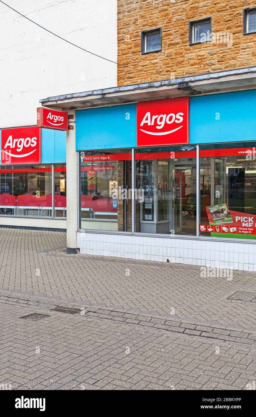 Boutique Argos à Weston-super-Mare, Royaume-Uni Banque D'Images