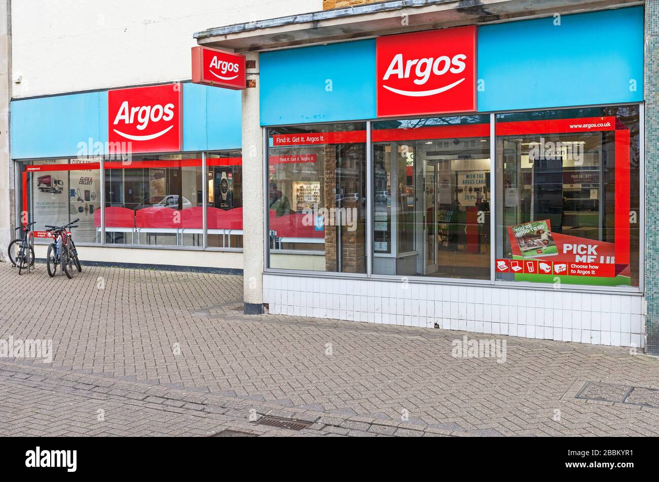 Boutique Argos à Weston-super-Mare, Royaume-Uni Banque D'Images