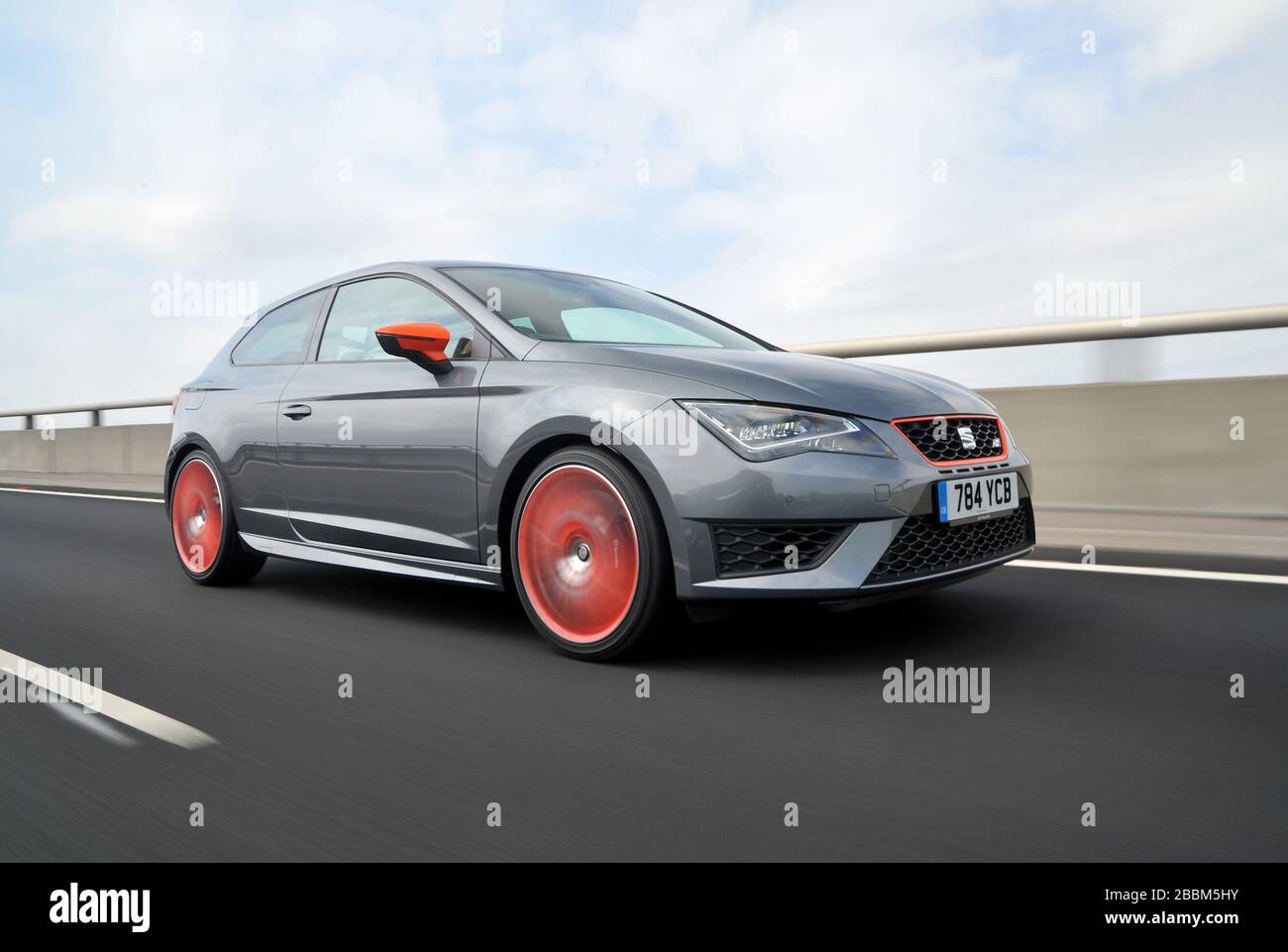 2015 Seat Leon Cupra Sub 8 édition spéciale espagnol Hot Hathachures Banque D'Images