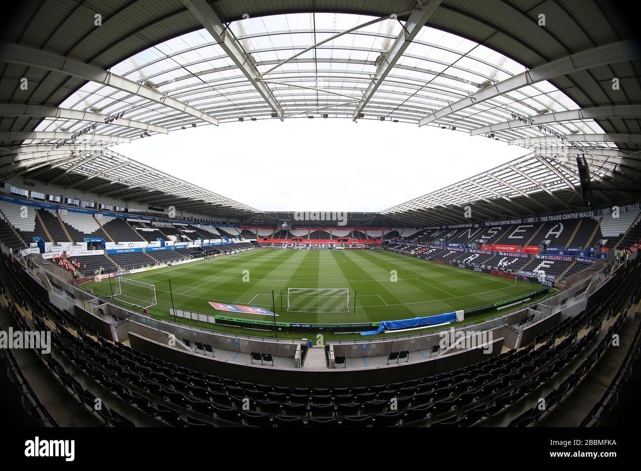 Vue générale sur le Liberty Stadium Banque D'Images