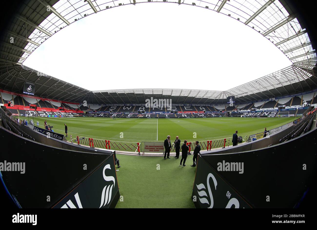 Vue générale sur le Liberty Stadium Banque D'Images