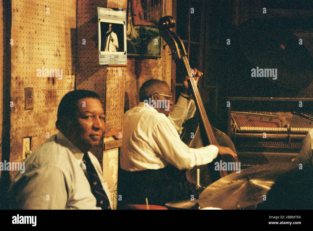 21 septembre 1994, États-Unis, Nouvelle-Orléans : musicien de jazz au légendaire Preservation Hall de la Nouvelle-Orléans. Photo : Stephan Schulz/dpa-Zentralbild/ZB Banque D'Images