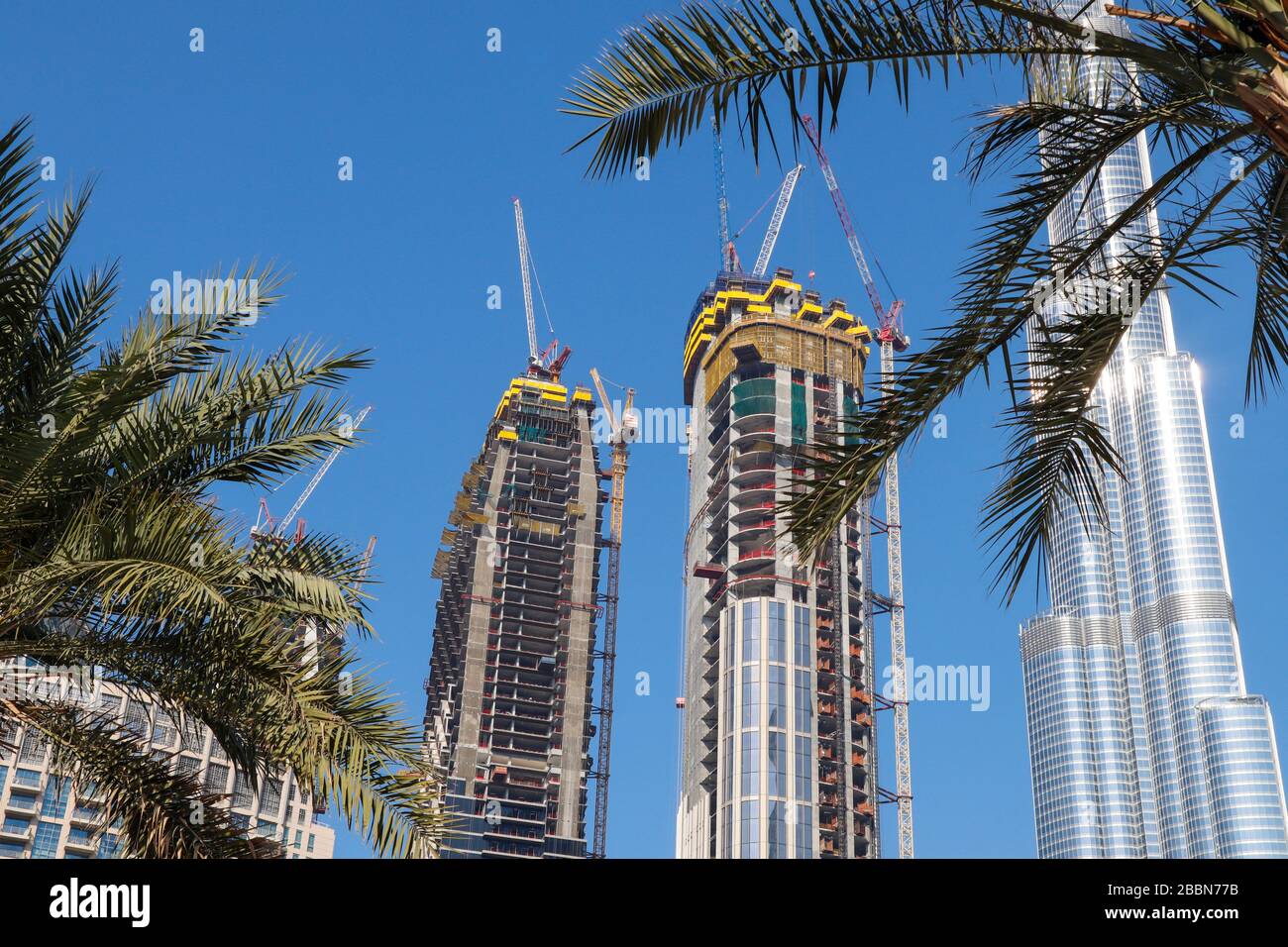 Nouveau build, Dubaï Banque D'Images