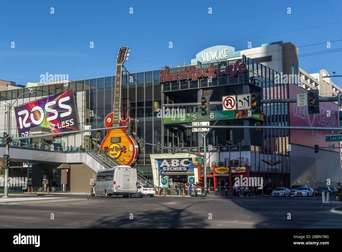 Hard Rock Cafe, Las Vegas Boulevard, Las Vegas, Nevada, États-Unis, Banque D'Images