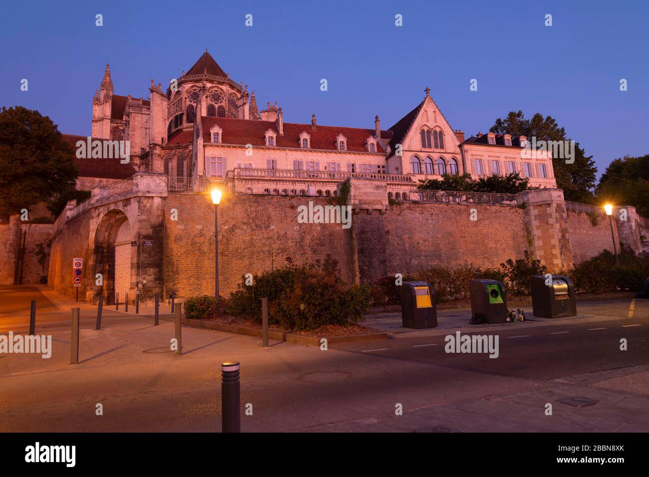 Ville d'Auxerre, France Banque D'Images