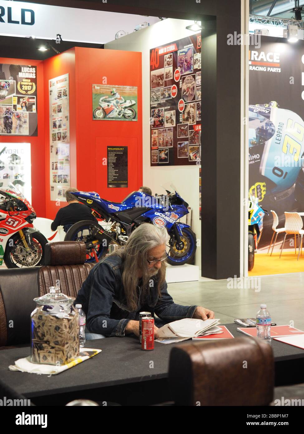 Salon international des motocyclettes EICMA, Fiera Milano, Rho, Milano, Lombardie, Italie, Europe Banque D'Images