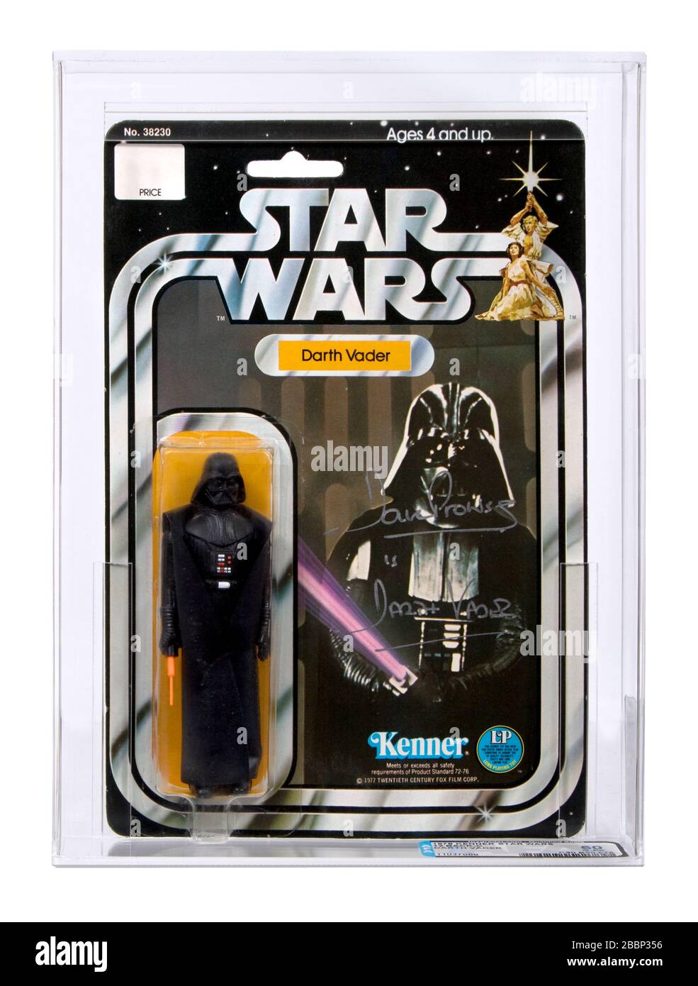 1978 Kenner Vintage Star Wars 12 Back-C Darth Vader Carded action Figure MOC AFA-Qualified 60 Q-EX signé par David Prowse Banque D'Images