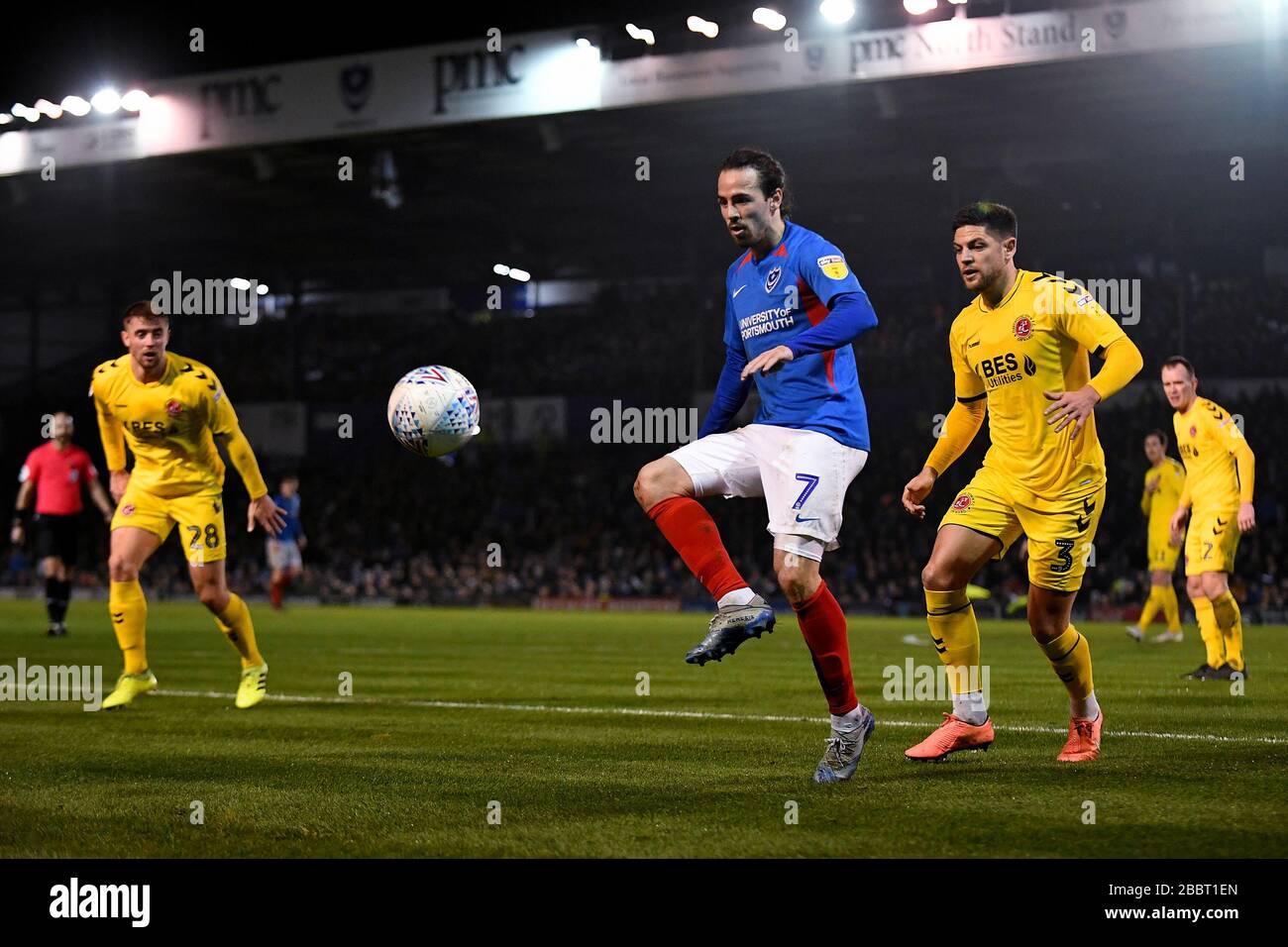 Ryan Williams de Portsmouth - Portsmouth / Fleetwood Town, Sky Bet League One, Fratton Park, Portsmouth, Royaume-Uni - 10 mars 2020 usage éditorial seulement - les restrictions de DataCo s'appliquent Banque D'Images