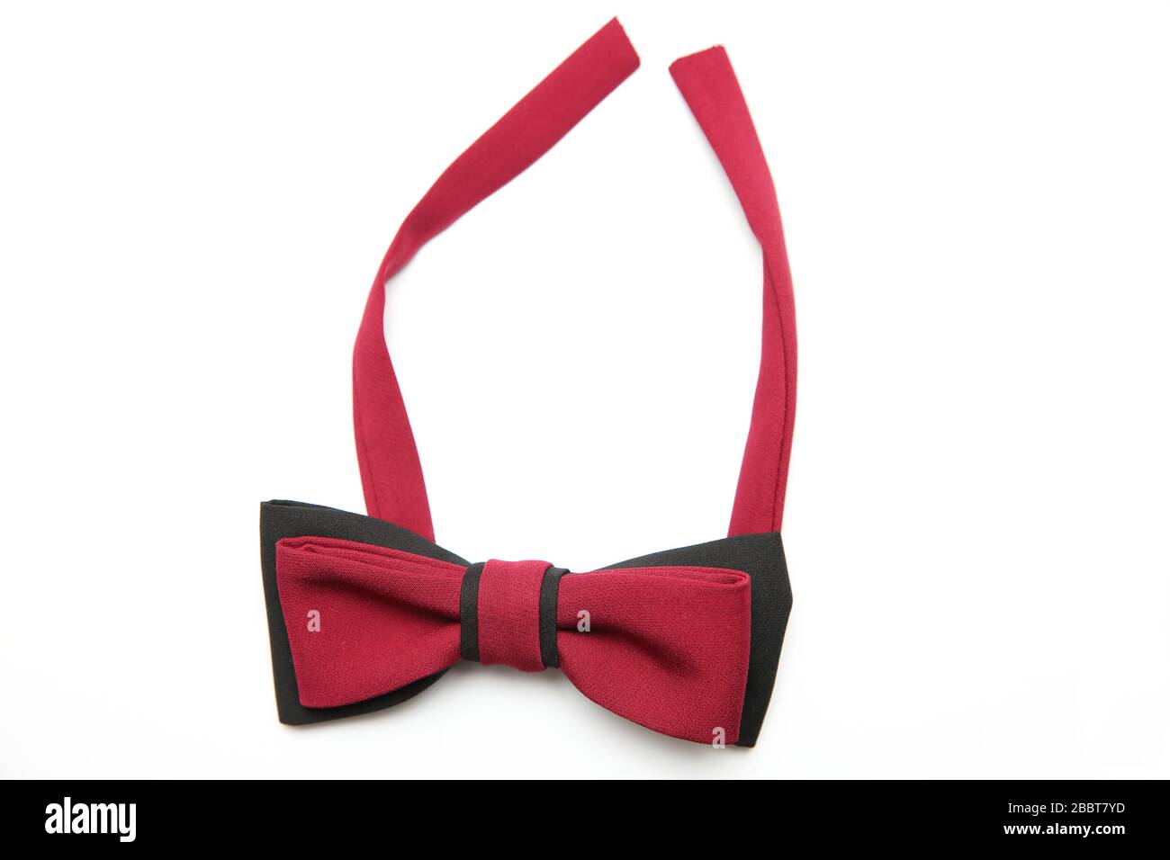 Un noeud papillon est une décoration exquise utilisée dans des moments très solennels de la vie, par exemple un mariage ou une salle de concert. Banque D'Images