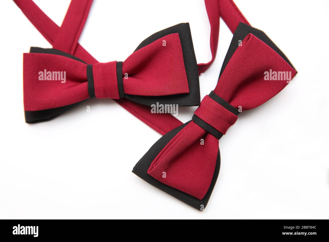 Un noeud papillon est une décoration exquise utilisée dans des moments très solennels de la vie, par exemple un mariage ou une salle de concert. Banque D'Images