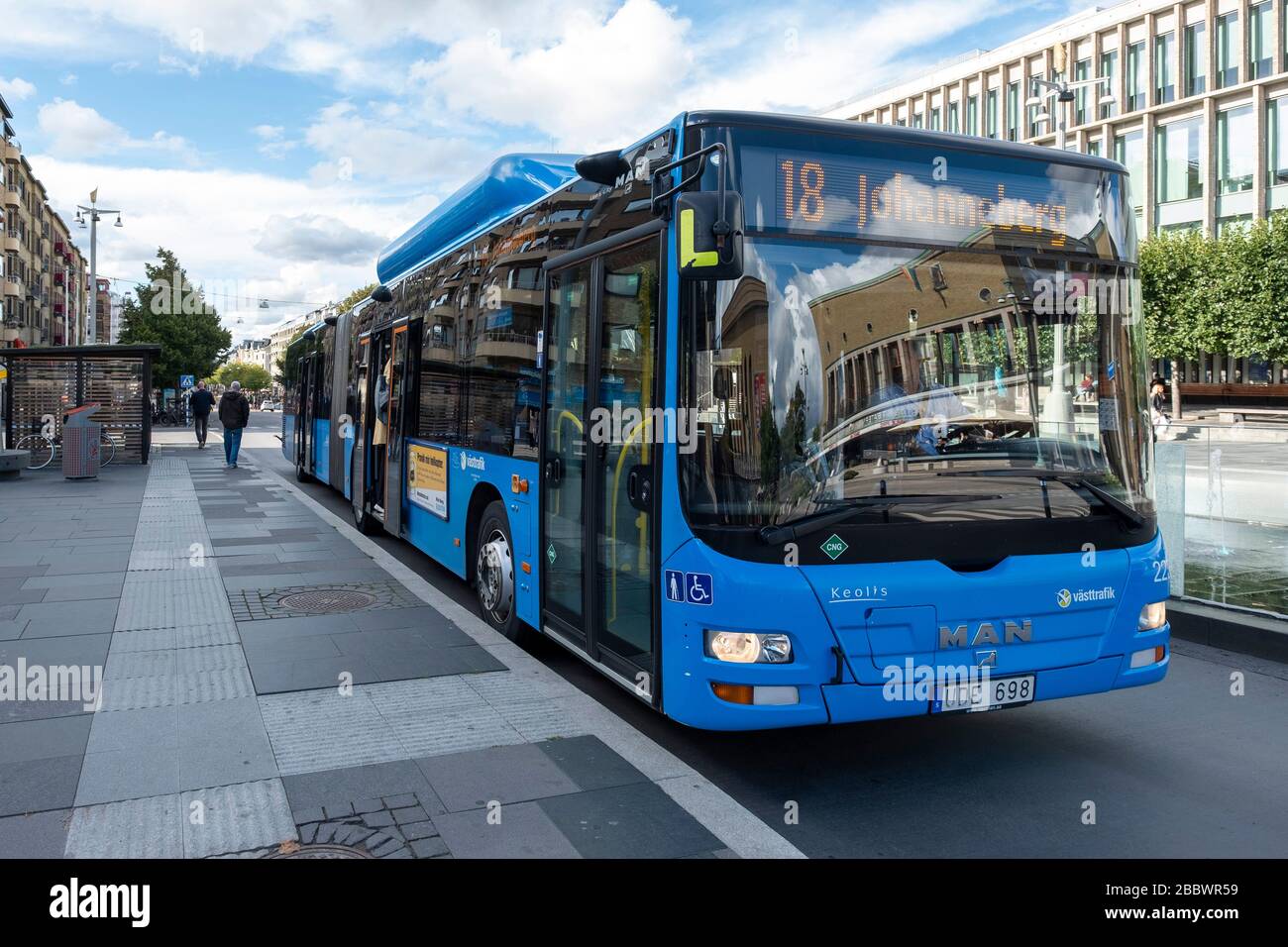 Bus à Göteborg, Suède, Europe Banque D'Images