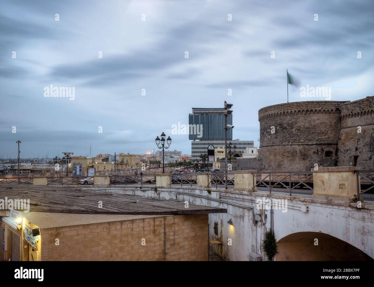 Horizon de Gallipoli, Italie. Banque D'Images