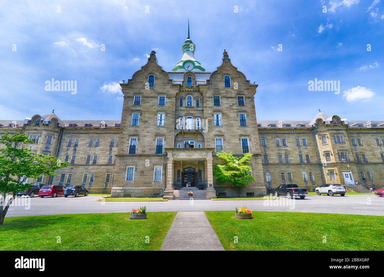 TRANS-Allegheny Lunatic Asylum, Weston, Virginie-Occidentale Banque D'Images