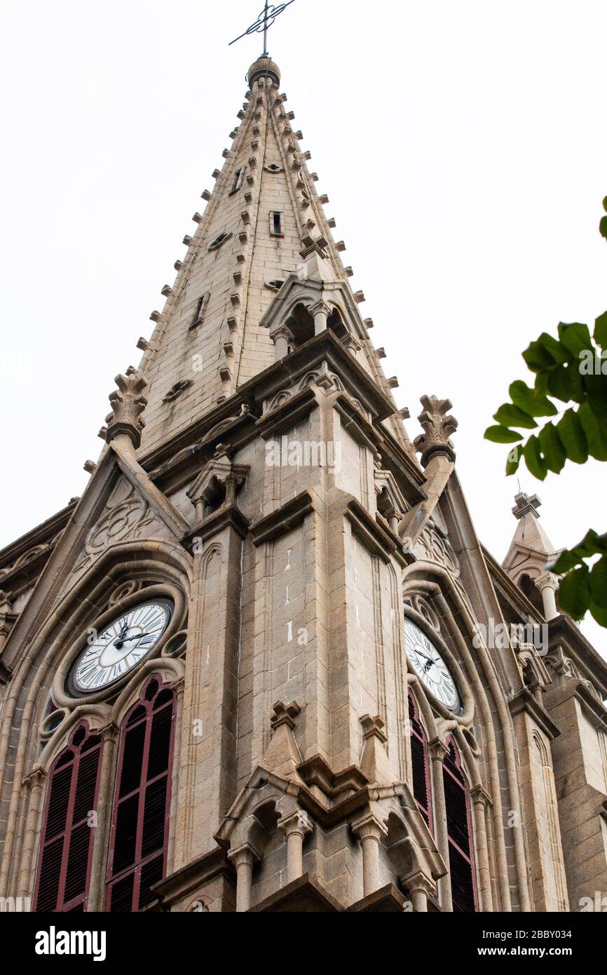 Cathédrale du Sacré-cœur de Shishi à Guangzhou Banque D'Images