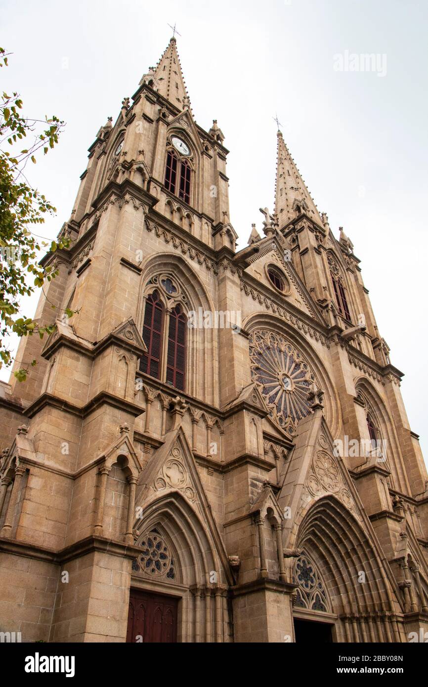 Cathédrale du Sacré-cœur de Shishi à Guangzhou Banque D'Images
