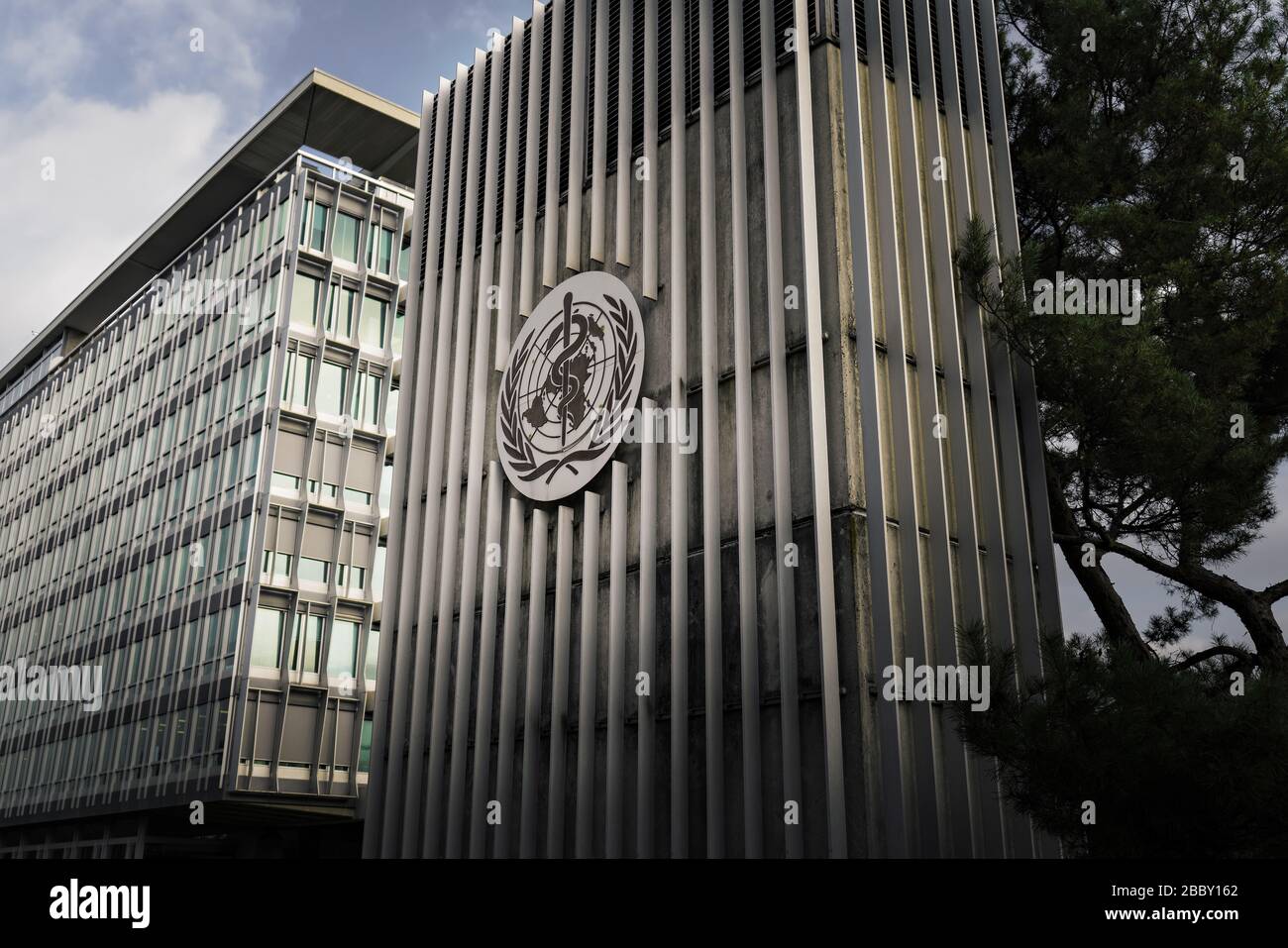 Siège de l'Organisation mondiale de la santé (OMS/OMS) - Genève, Suisse Banque D'Images