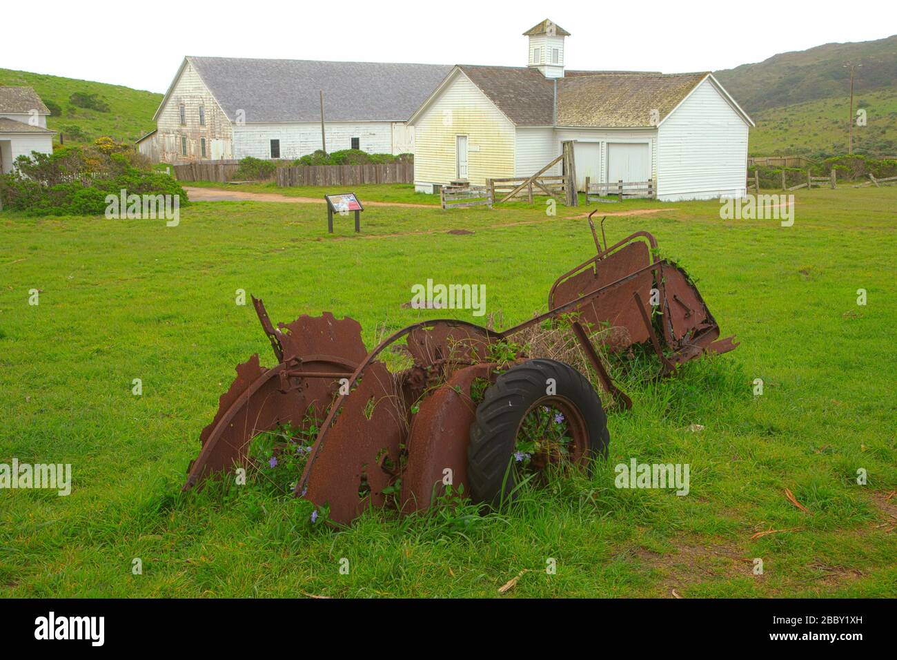 Pierce point Ranch Old Dairy, point Reyes National Seashore, Californie Banque D'Images