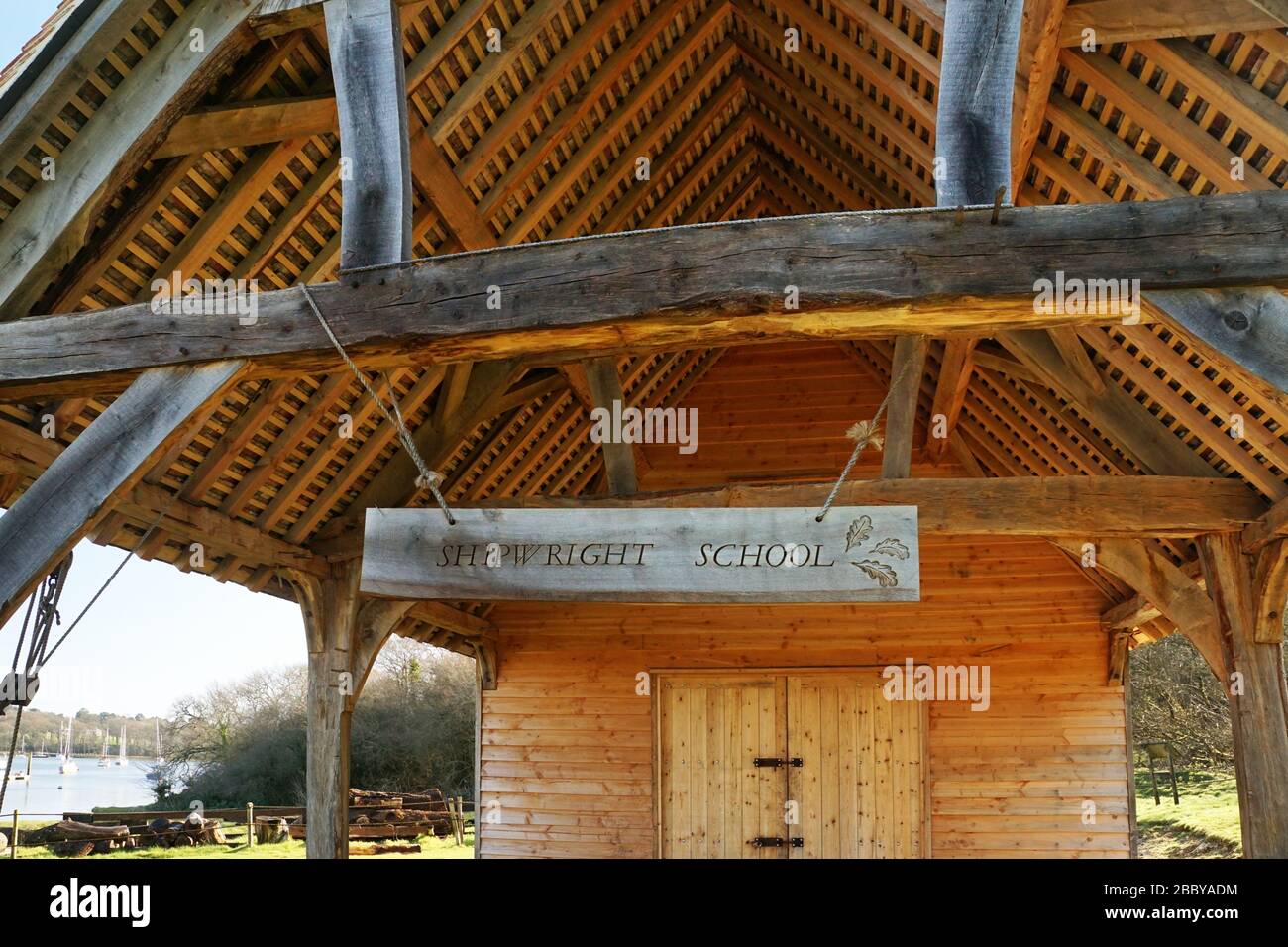 Bucklers Hard, Hampshire UK, le Shippright Shack Banque D'Images