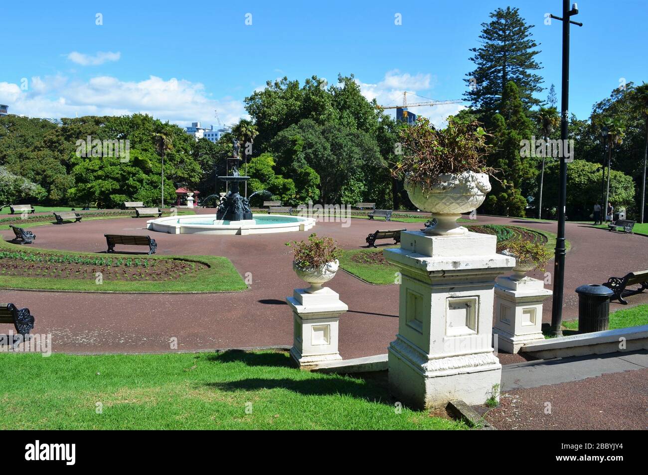 Centre-ville d'Auckland Albert Park en Nouvelle-Zélande Banque D'Images