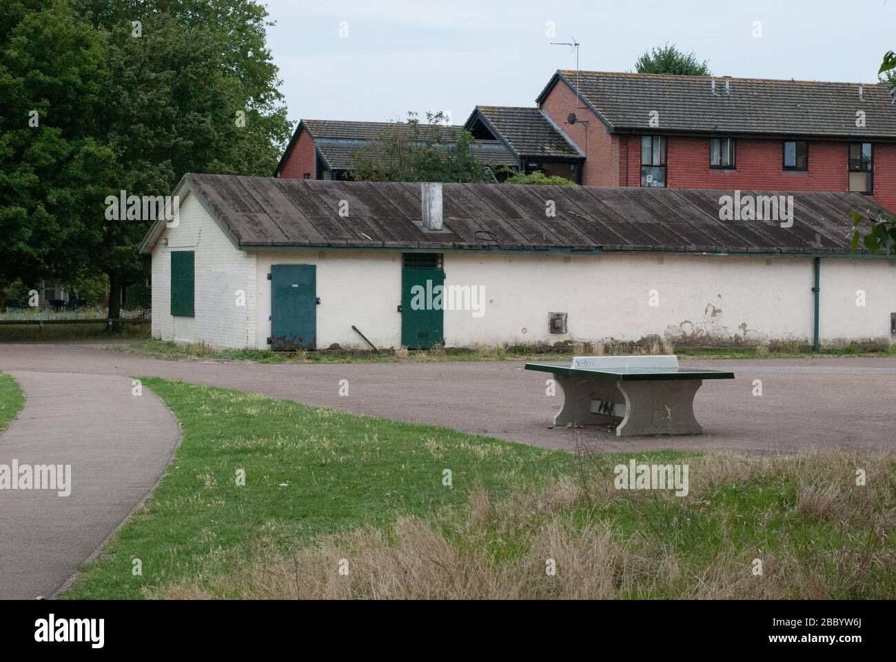 Pavillon Southfield Park terrain de loisirs Southfield, East Acton, Londres, W 3 Banque D'Images
