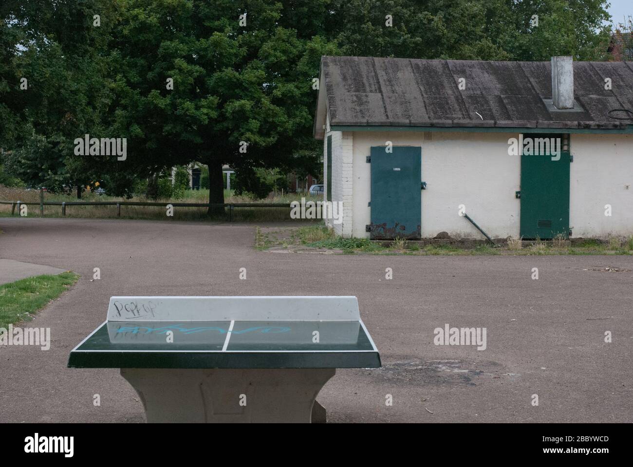 Pavillon Southfield Park terrain de loisirs Southfield, East Acton, Londres, W 3 Banque D'Images