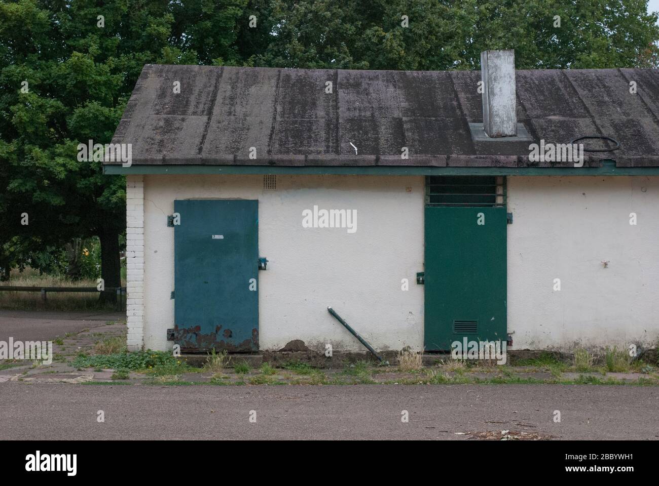Pavillon Southfield Park terrain de loisirs Southfield, East Acton, Londres, W 3 Banque D'Images