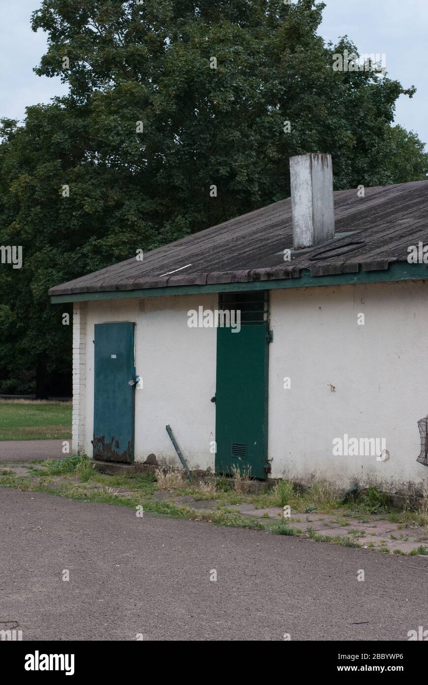 Pavillon Southfield Park terrain de loisirs Southfield, East Acton, Londres, W 3 Banque D'Images
