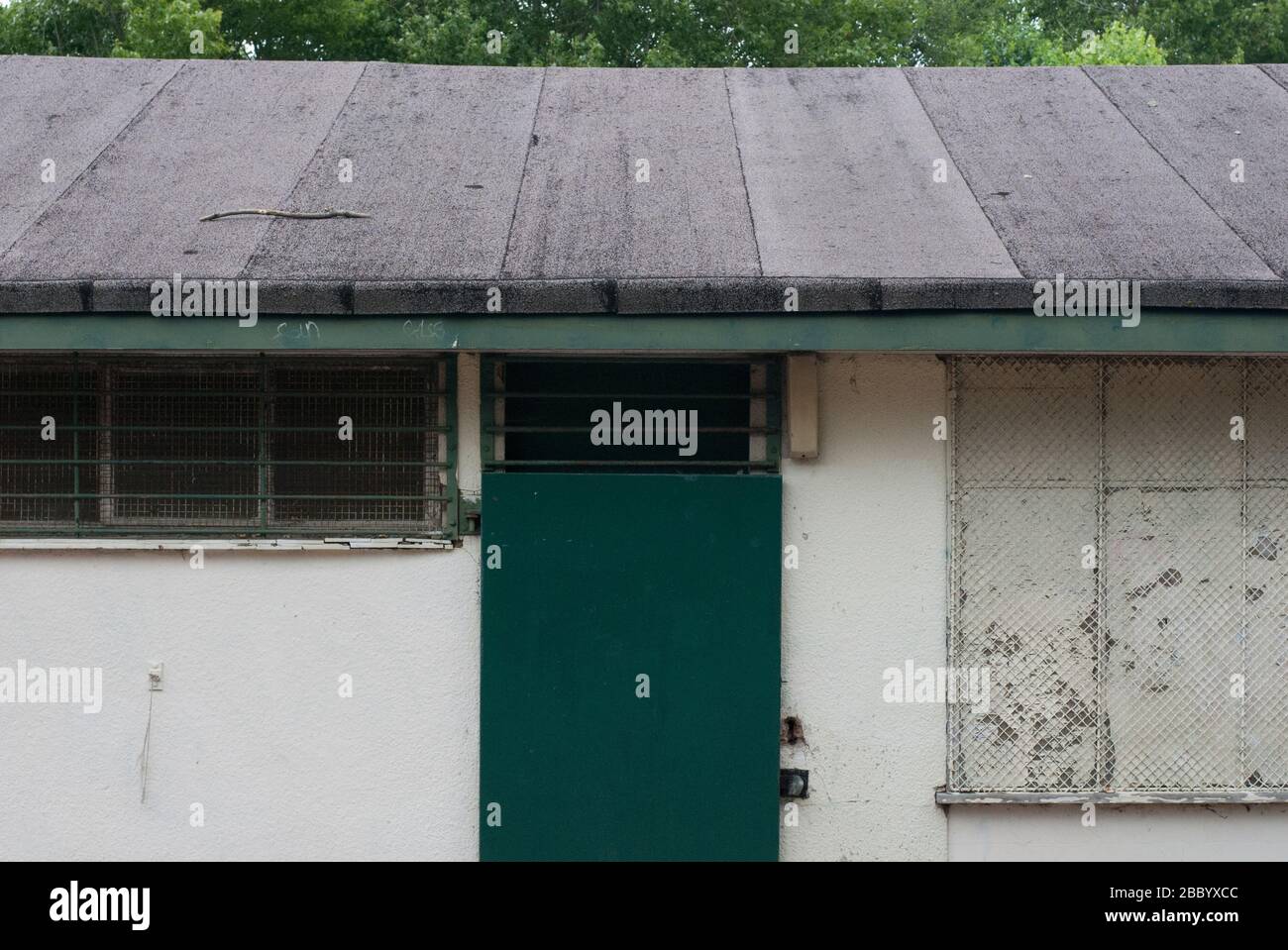 Pavillon Southfield Park terrain de loisirs Southfield, East Acton, Londres, W 3 Banque D'Images