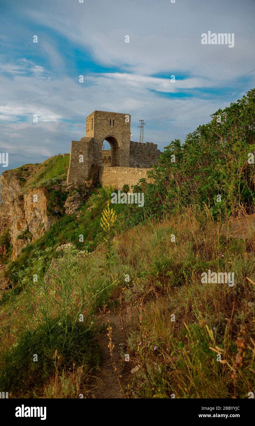 Magnifique paysage de Forteresse Kaliakra, Cap Kaliakra, Bulgarie Banque D'Images