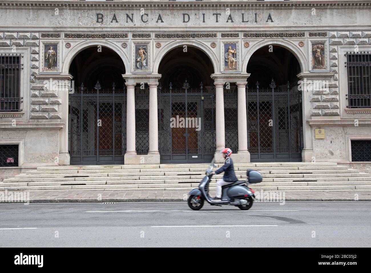 Image du stock de Bergame dans la région de Lombardie en Italie près de Milan prise avant l'éclosion de Coronavirus. Banque D'Images