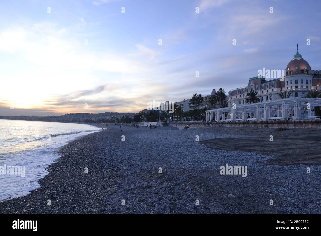 La famouscité DE NICE en France Banque D'Images