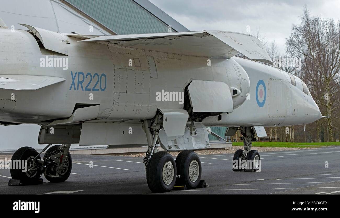 Strike tactique et reconnaissance 2 (TSR 2) au RAF Cosford Museum Banque D'Images