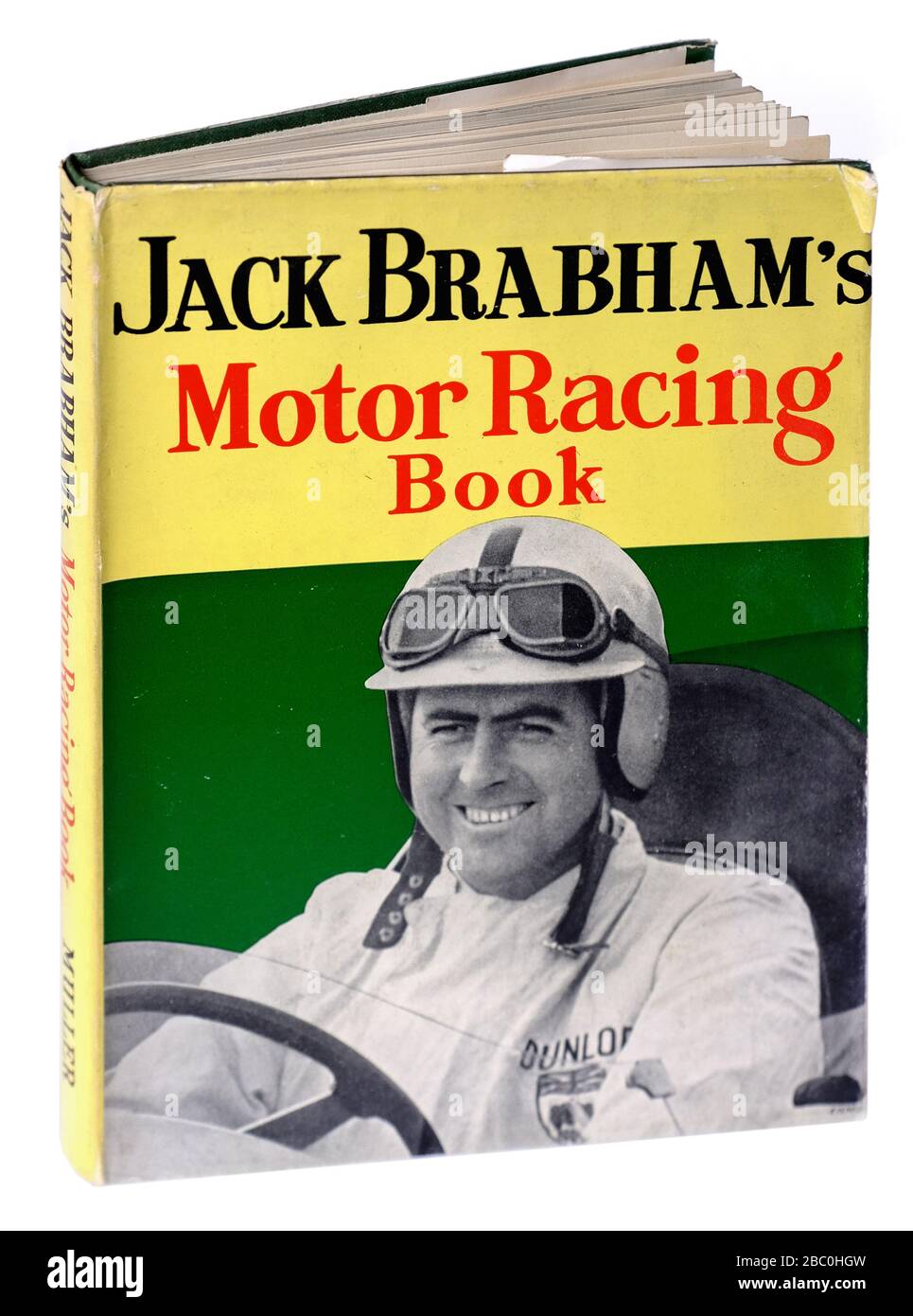 Livre de course automobile de Jack Brabham (1960) Banque D'Images