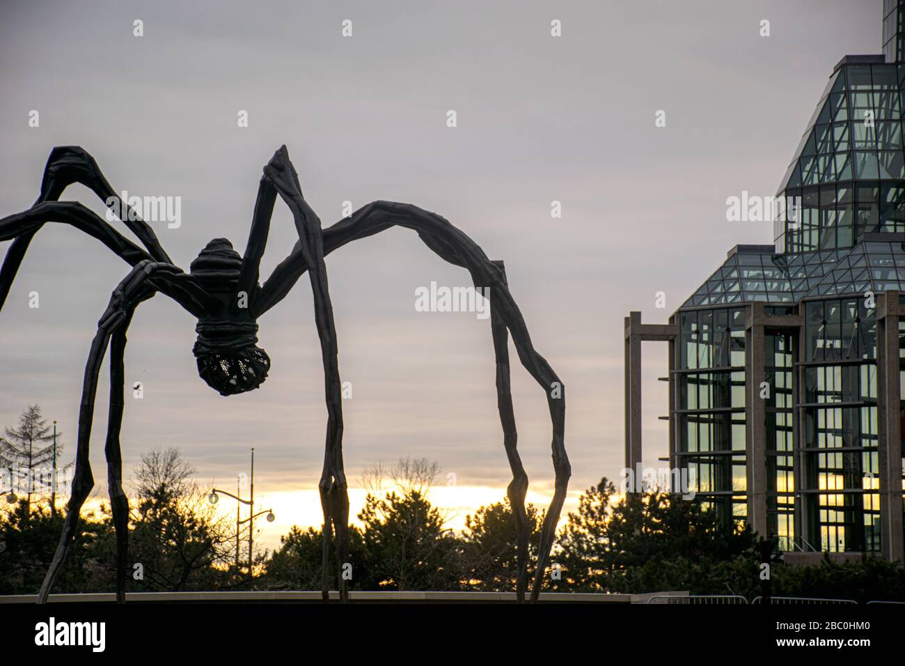 sculpture d'araignée géante Banque D'Images