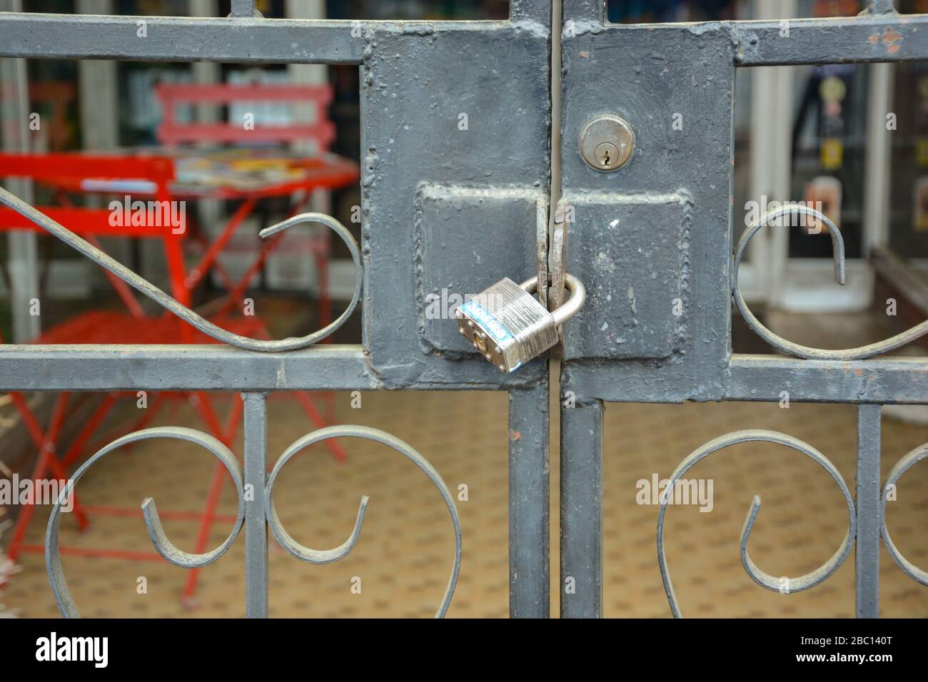Plaza Midwood est un quartier branché de Charlotte, Caroline du Nord et fait une promenade parfaite avec tous les gens, textures, couleurs et scènes intéressants. Banque D'Images