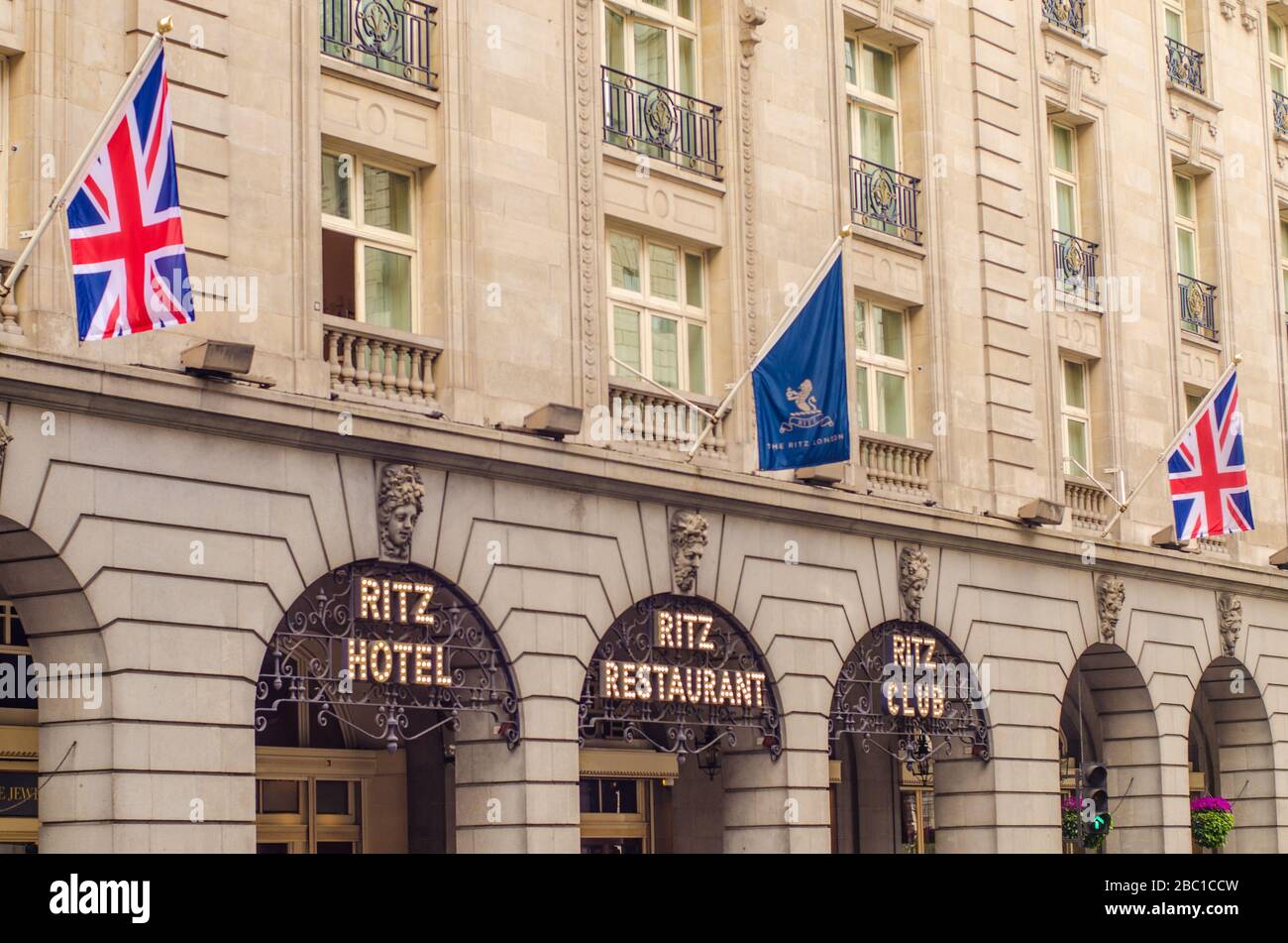 Le Ritz, Mayfair Londres Banque D'Images